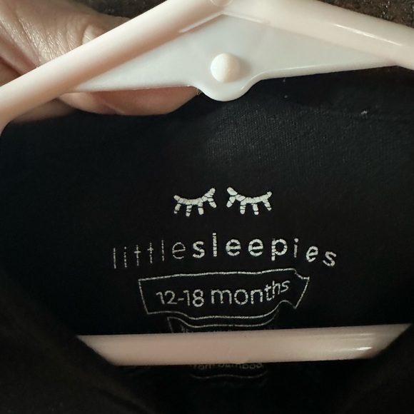 🖤Little Sleepies Solid Black Zippy🖤 - Picture 3 of 3